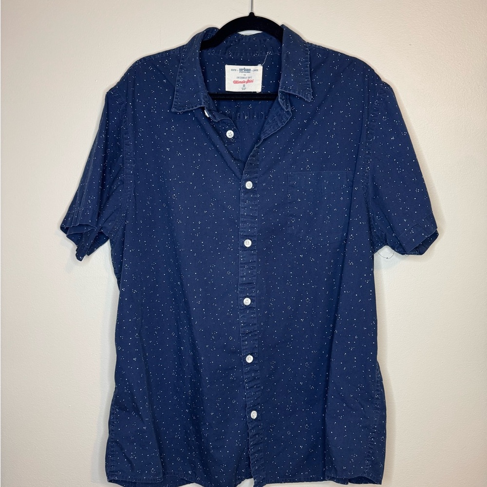 Urban Pipeline Navy Blue Casual‎ Button Down Shirt